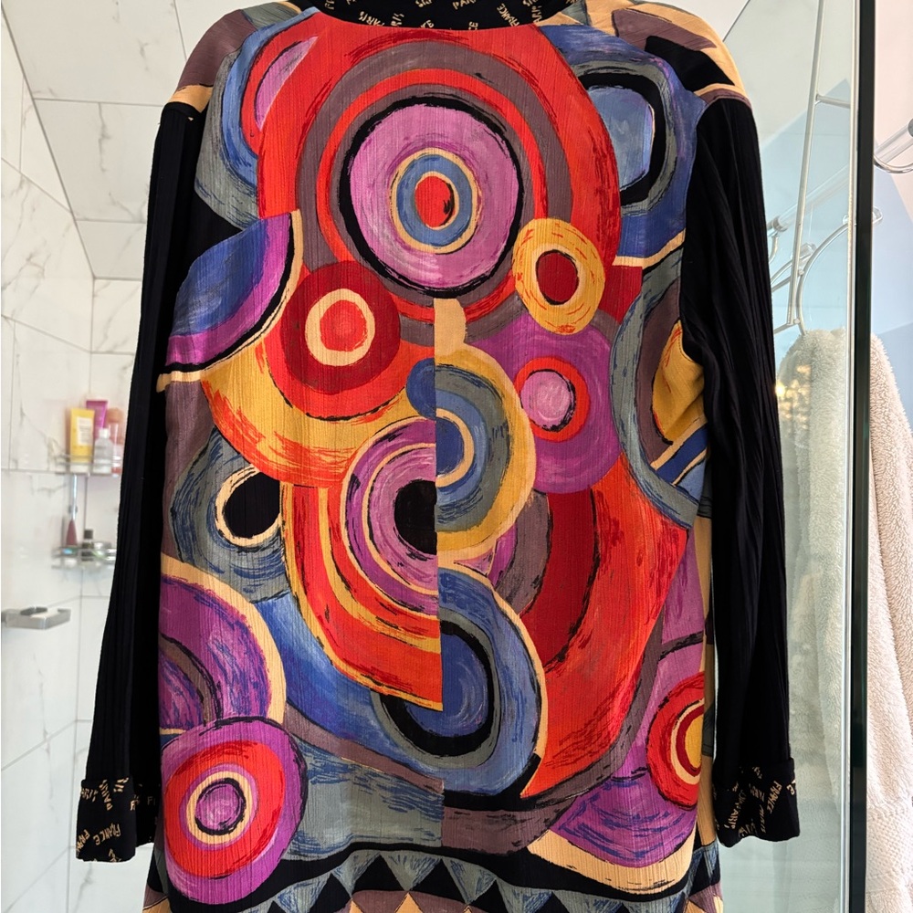 Charlotte Colorful Geometric Patterned Jacket - Picture 5 of 5